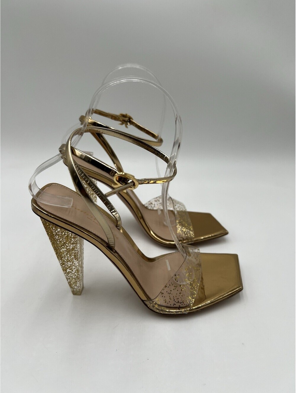 Gianvito Rossi Odyssey glitter stiletto sandals Size 37